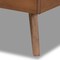 Baxton Studio Linn Mid-Century Light Grey Fabric Upholstered and Walnut Brown Finished Wood Platform Bed-Twin 191-11530-11159-ZORO - alternate 10